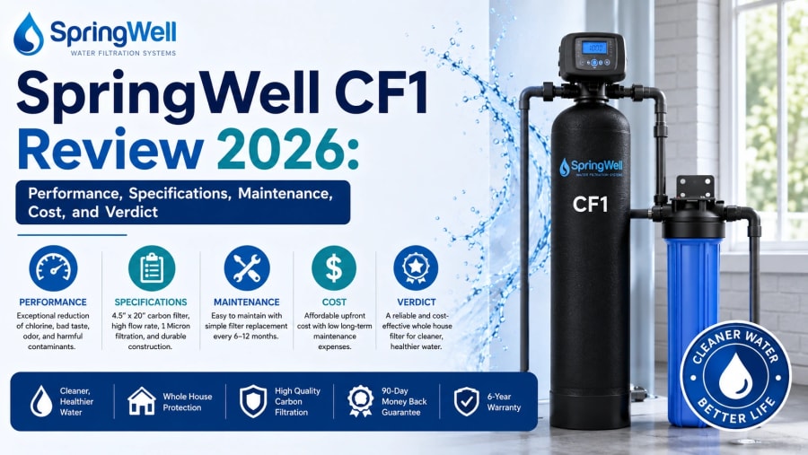 SpringWell CF1 Review 2026: Performance, Cost, Specs & Limitations