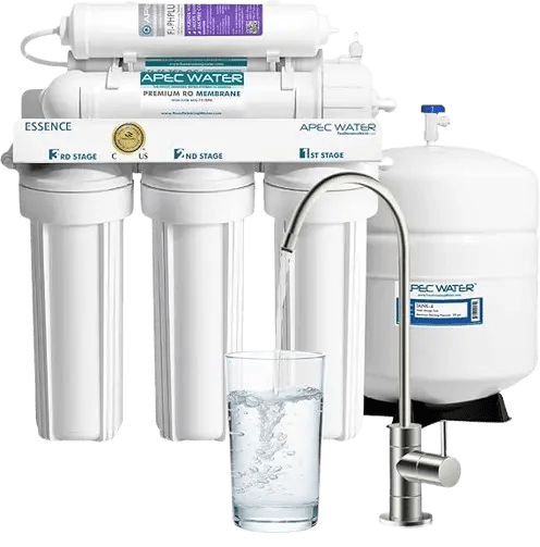 APEC ROES-PH75 six-stage 75 GPD alkaline reverse osmosis water filtration system