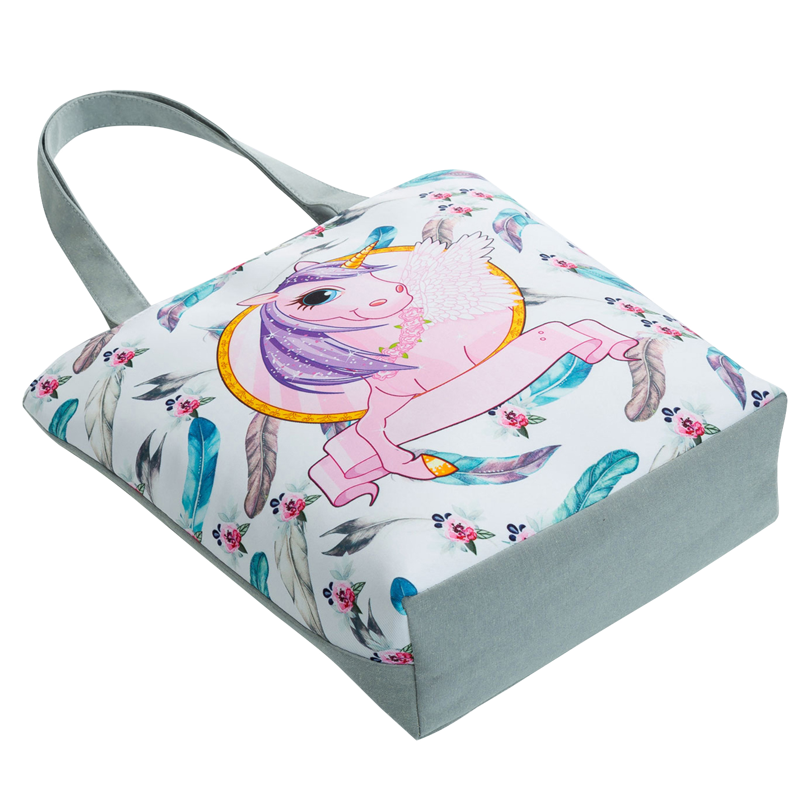 Tote Bag équitation Humour - « J’peux Pas Mon Cheval M’attend », Cabas Rose, Polyester, Imprimé En France - 13
