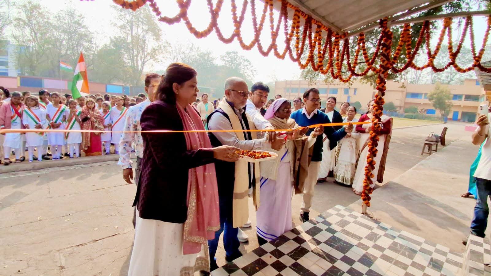Inauguration of 4 water coolers-purifiers by Asha Kiran at Sant Mary Goretti School, Asansol