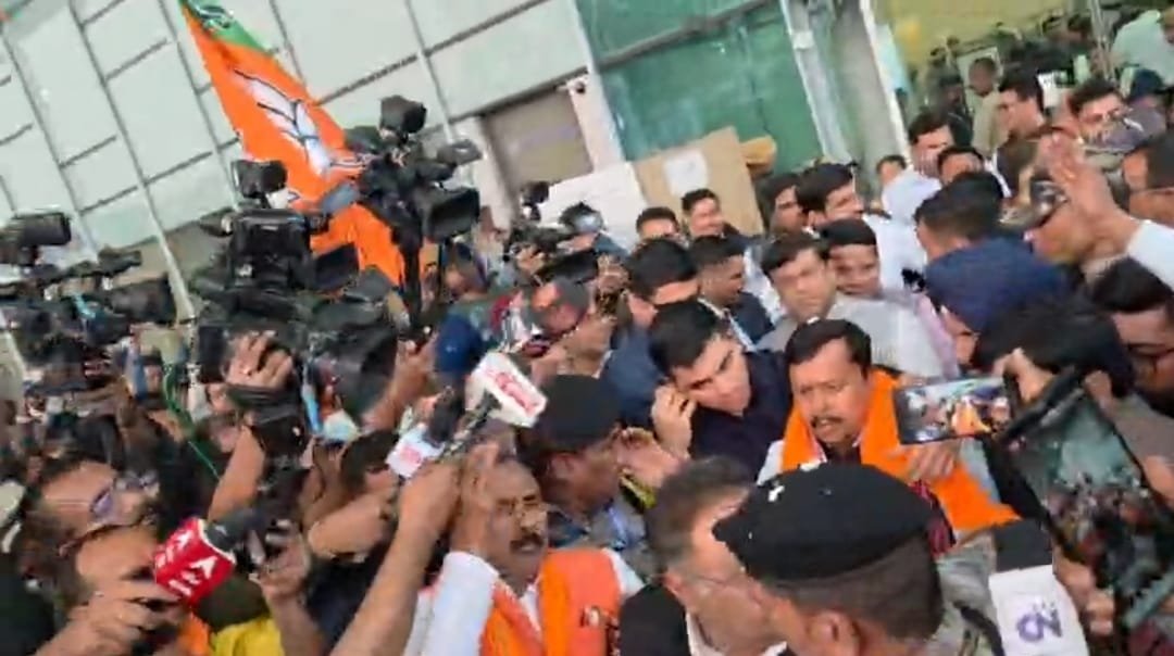 दो दिवशीय दौरे पर पश्चिम बंगाल पहुँचे भाजपा के राष्ट्रीय अध्यक्ष नितिन नविन... जोरदार स्वागत