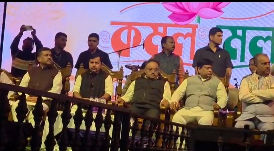 National President of BJP, on two-day visit to Bengal, inaugurated Durgapur Lotus Fair.