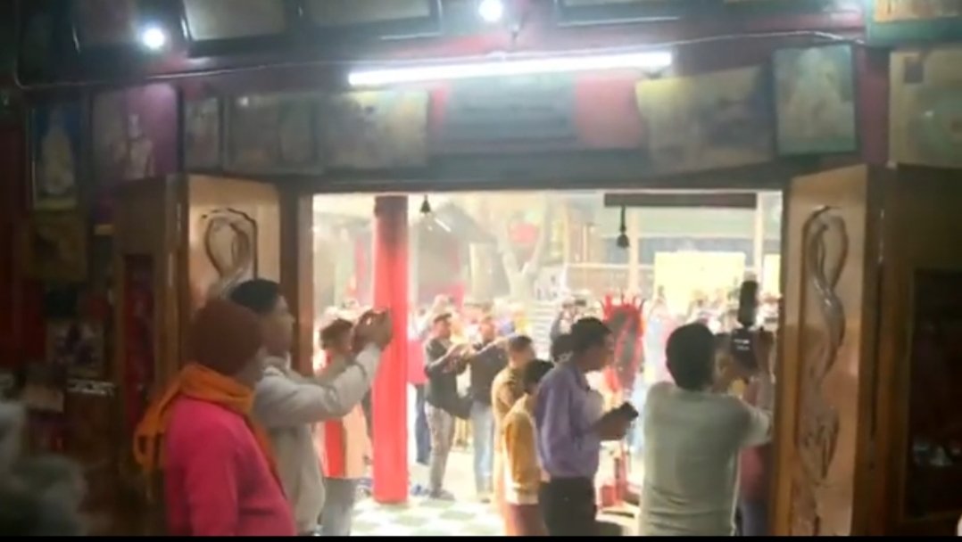 BJP National President Nitin Naveen reached the famous Bhirangi Kali temple of Durgapur, also performed the ritual worship of the Mother Goddess.