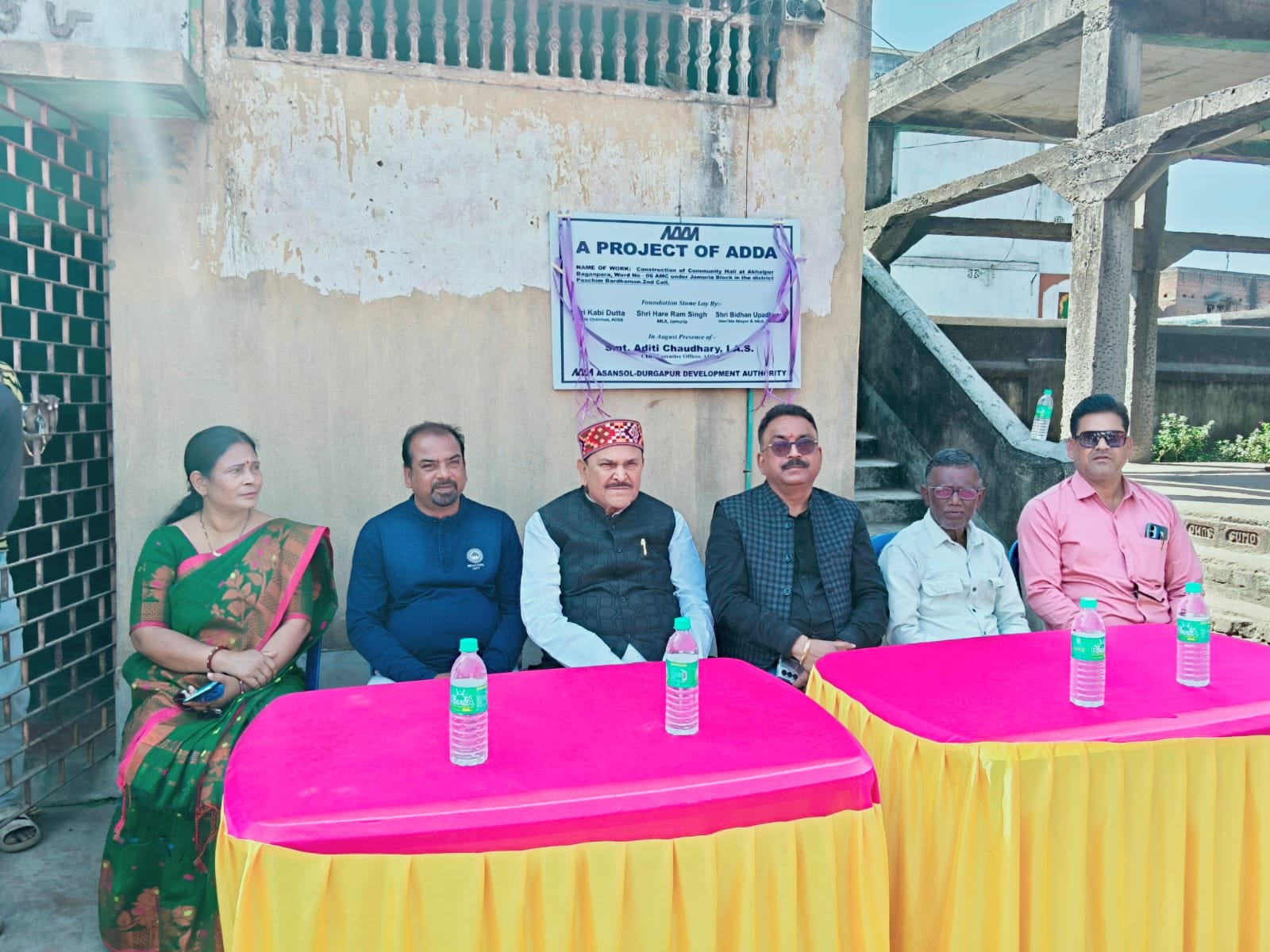 জামুরিয়ায় নিকাশি ব্যবস্থার উন্নয়নে একাধিক প্রকল্পের শিলান্যাস