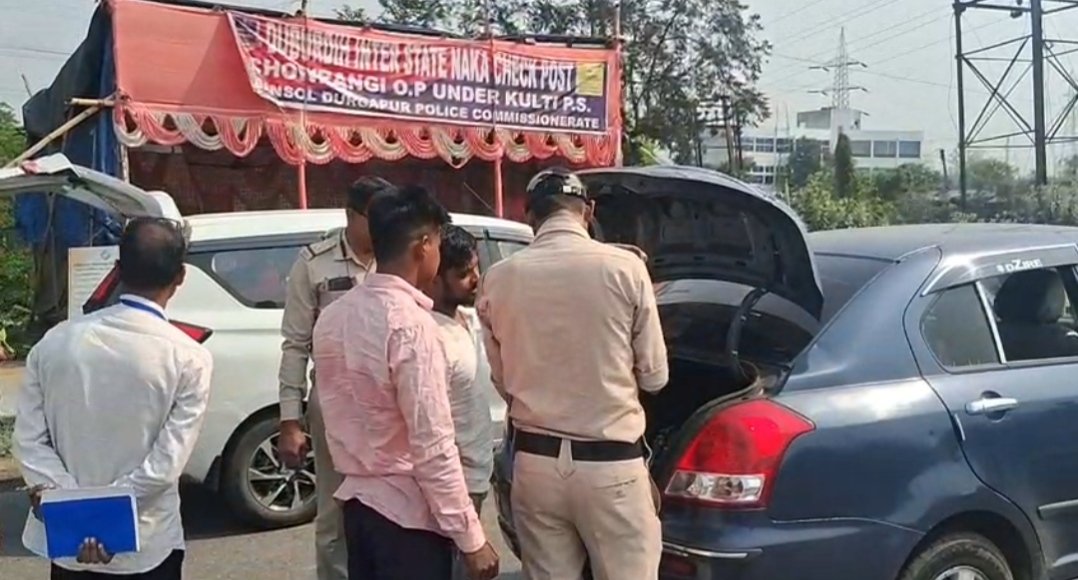 ভোটের আগে কড়াকড়ি! বাংলা-ঝাড়খণ্ড সীমান্তে জোরদার নাকা তল্লাশি