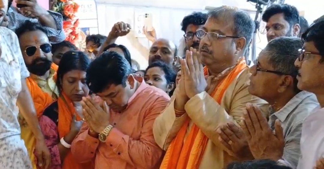 ১৩ বছর পর ফের নিত্যপুজো শুরু বস্তিন বাজার দুর্গা মন্দিরে, পুজো দিলেন নবনির্বাচিত বিধায়ক কৃষ্ণেন্দু মুখার্জি