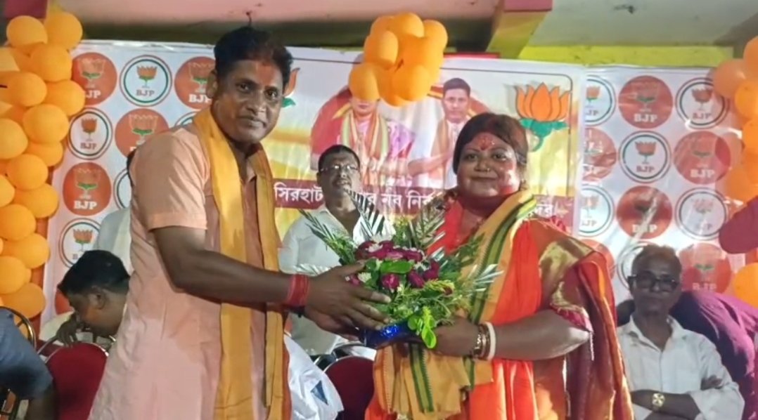 বিজেপির উদ্যোগে আয়োজিত সংবর্ধনা সভায় ব্যাপক জনসমাগম