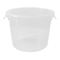 Rubbermaid FG572424CLR 8 qt Clear Round Storage Container