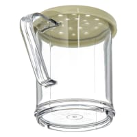 Carlisle® 426004 Yellow Shaker / Dredge with Cheese Lid