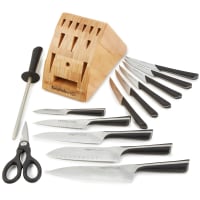 Calphalon 4 Slot Stainless Steel Toaster & Katana Series Knife Block Set