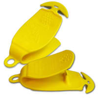 CrewSafe VPB02101 Viper Orange Safety Bag Opener / Cutter - 6/Pack