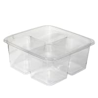 Fabri-Kal GS6-4S Greenware 16.7 oz. Shallow 4-Compartment