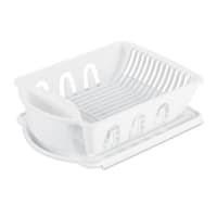 Sterilite 06218006 Sink Dish Rack Drainer, White