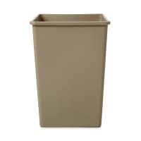 Rubbermaid 35 gal Grey Plastic Untouchable® Indoor Trash