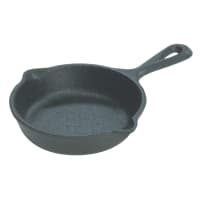 Lodge LMS3 3 1/2 Round Cast Iron Seasoned Mini Skillet