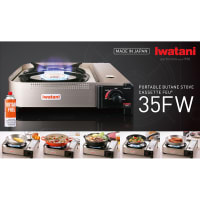 Iwatani butane stove burner review cooking dinner 