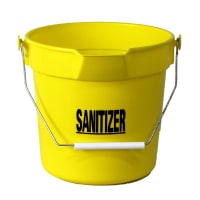 衛生日用品 yum SYR International 950056-YUM 10 Liter Yellow Sanitizer Bucket