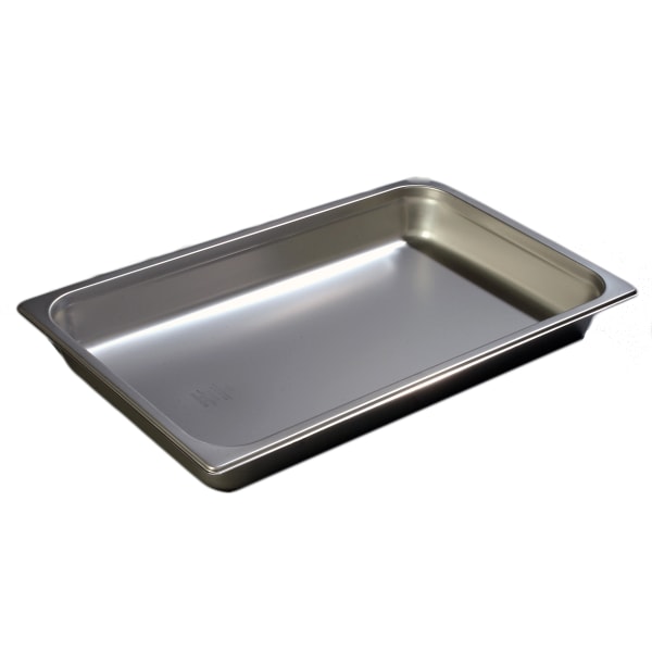 Carlisle 607002D DuraPan Full Size 2 1/2 Deep Divided Stainless
