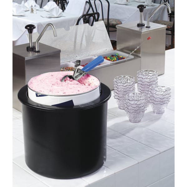 Carlisle CM101203 Coldmaster 3 Gallon Black Ice Cream Server