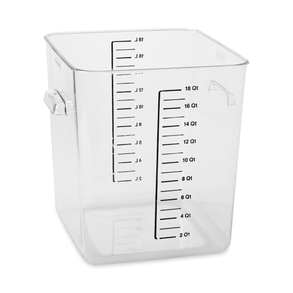 Rubbermaid Storage Tote Clear 6qt