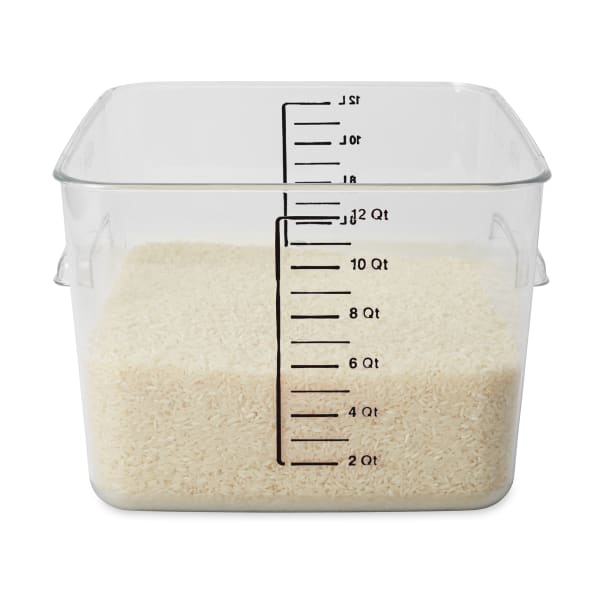 Rubbermaid Round Storage Containers Clear - 6 qt.