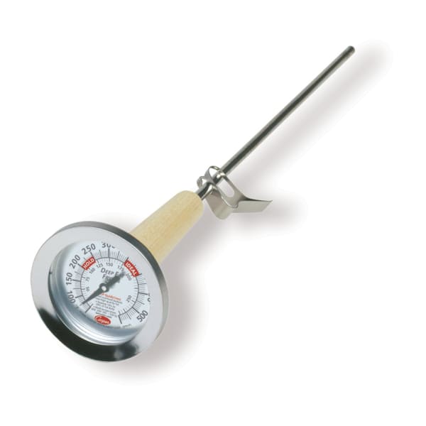 15 Deep Fryer Thermometer with Clip - Stainless Steel Dial