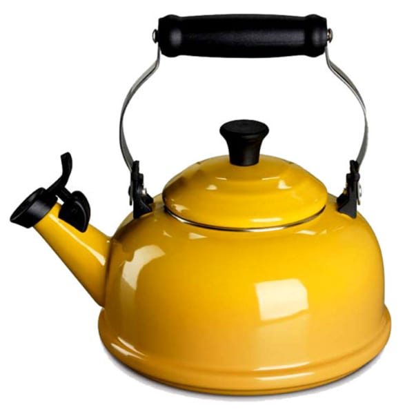 Le creuset yellow tea kettle sale