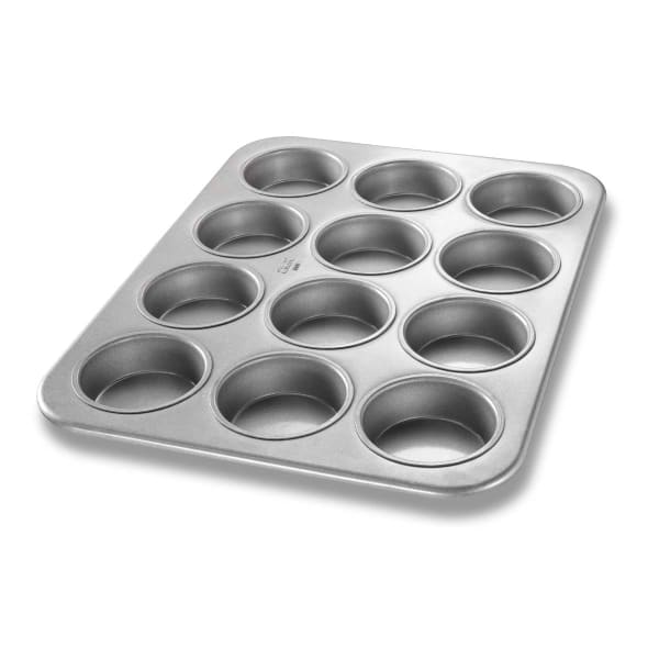 Chicago Metallic Glazed Aluminized Steel 12 Cup Jumbo Muffin Pan