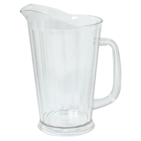 60oz Crystal Clear Plastic Beverage Pitcher - Break Resistant