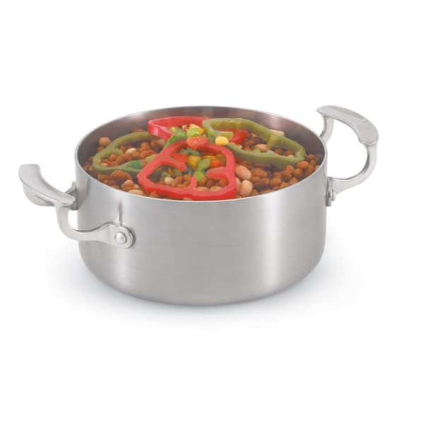 Vollrath 49410 Miramar Display Cookware 3 Qt. Casserole Pan with Low Dome  Cover