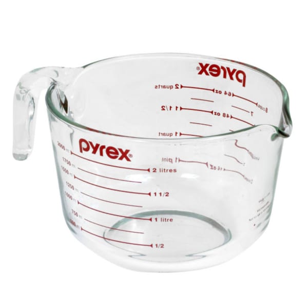 Pyrex® 6001072 Prepware Clear Glass 8-Cup Mix N Measure Cup