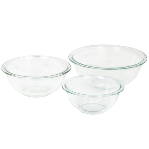 Pyrex Glass Mixing Bowl Set (3-Piece) 