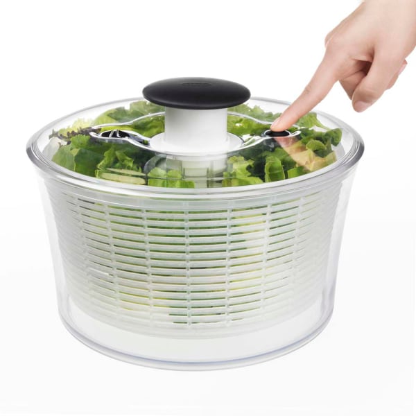  OXO Good Grips Large Salad Spinner - 6.22 Qt., White: Home &  Kitchen