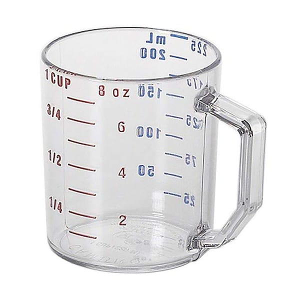 Cambro 400MCCW135 4 qt Camwear Measuring Cup - Clear