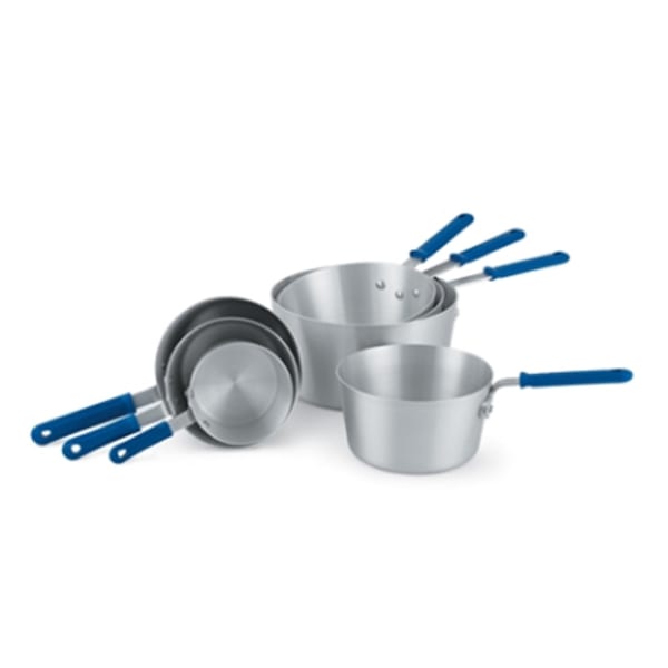 Vollrath Wear-Ever 2-Piece Aluminum Fry Pan Set with Blue Cool