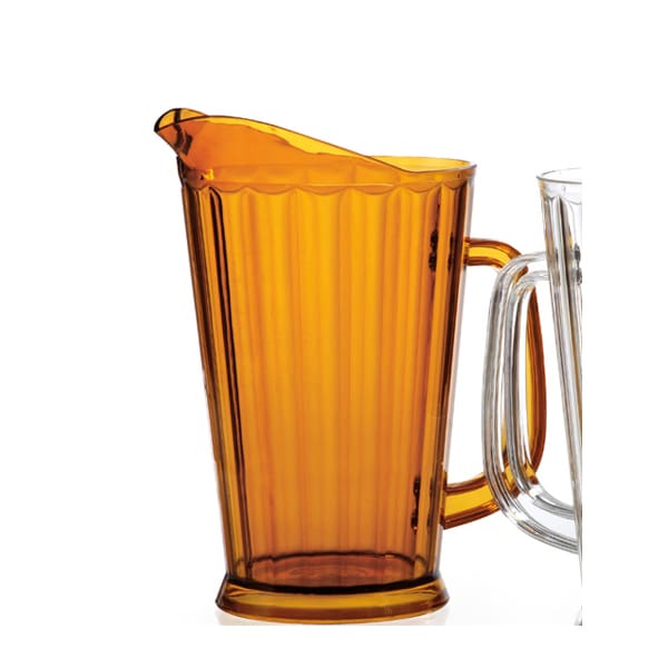 Choice 60 oz. Clear SAN Plastic Beverage Pitcher