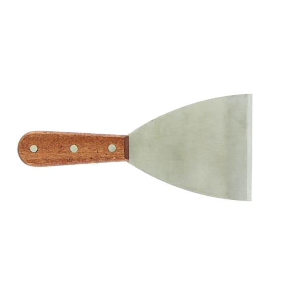 Cake Scraper Stainless Steel Wood Handle