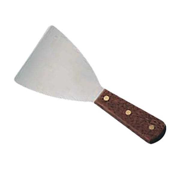 American Metalcraft SSC17 Slanted Edge S/S Pan Scraper w/ Wood