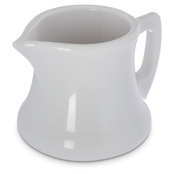 Carlisle 456302 3 Oz. White Creamer / Pitcher - Dozen