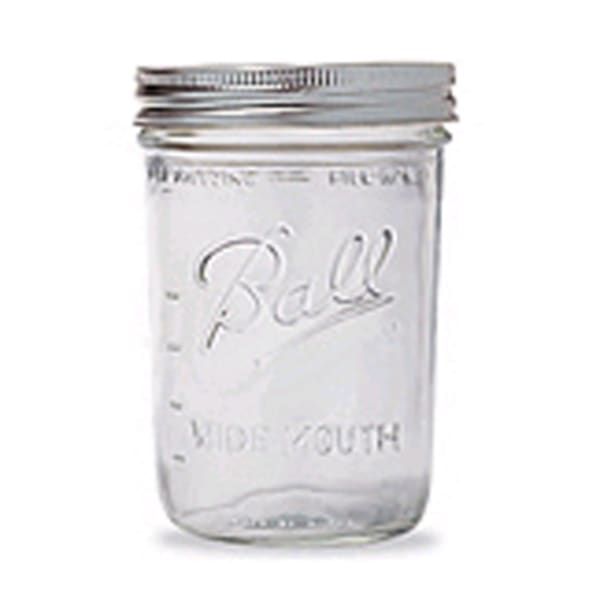 Mason Jars, 16oz, Wide Mouth cs/12