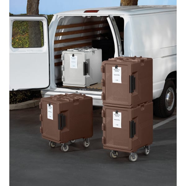 Cambro UPCS400131 Ultra Camcarrier S-Series Dark Brown Pan Carrier