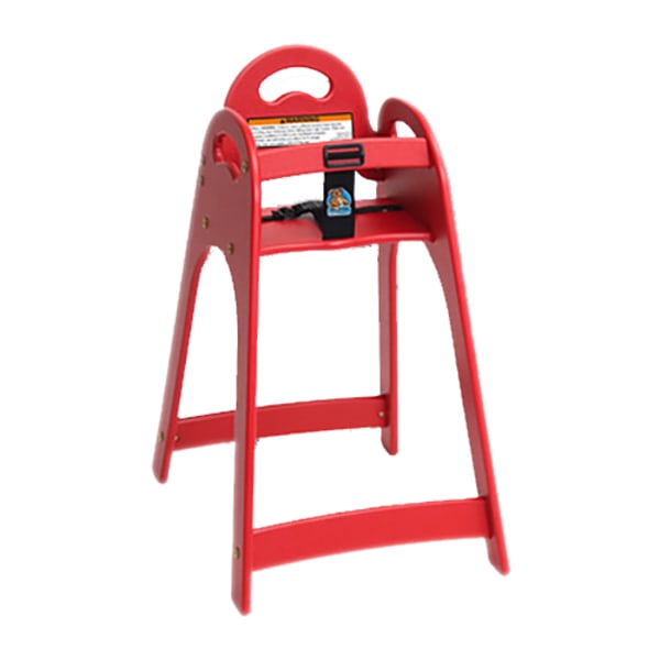 Koala Kare KB105-03 Designer Red High Chair with Rounded Top