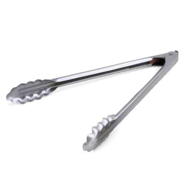 Edlund 9 in. Locking Scalloped Tongs