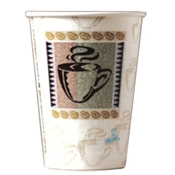 Dixie PerfecTouch Grab 'N Go 12 oz Paper Cups & Lids