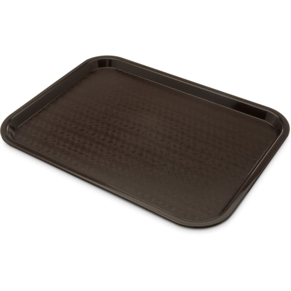 Carlisle CT121669 Cafe Standard Tray, Chocolate, 12 x 16