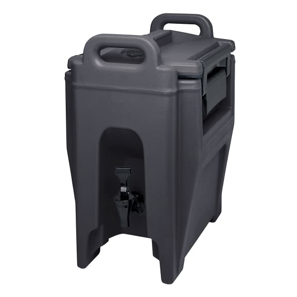 Cambro 10 Gallon Insulated Camtainer Black Beverage Dispenser