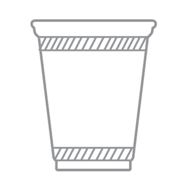 Solo Plastic Disposable Cups 12 fl oz 20 Carton Clear PETE Plastic