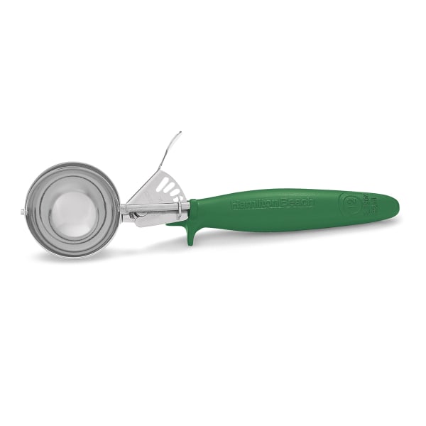 Hamilton Beach 80-12 S/S 2.78 Oz / #12 Portion Scoop with Green Handle