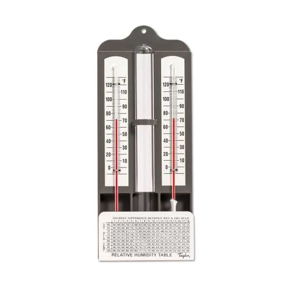 Relative outlet humidity hygrometer
