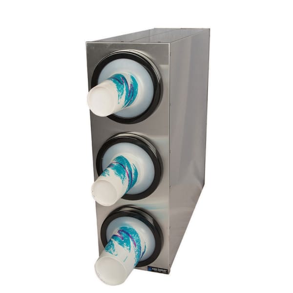 San Jamar® C2803 EZ-Fit® 3-Cup Beverage Cup Dispenser